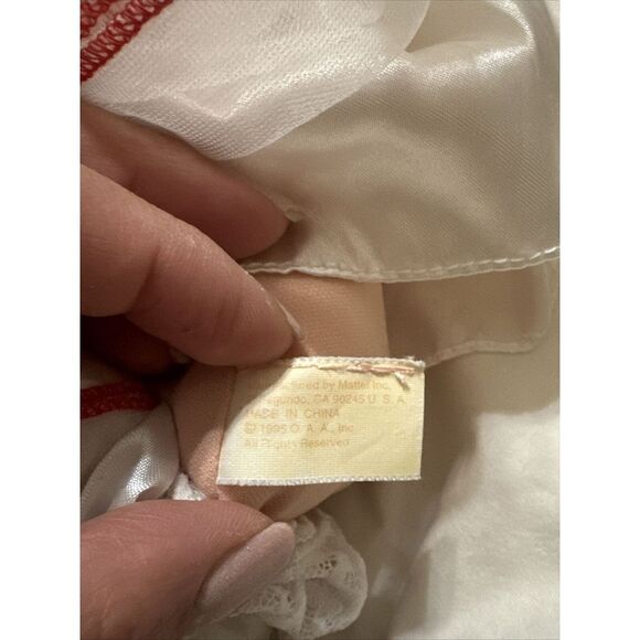 Vintage Cabbage Patch Kid Preemie Girl Doll Blue Eyes Blond Hair Original Outfit - Picture 7 of 8